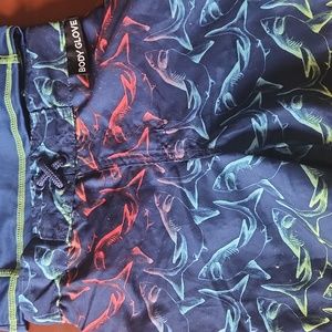 Boys Body Glove rash guard and swim shorts